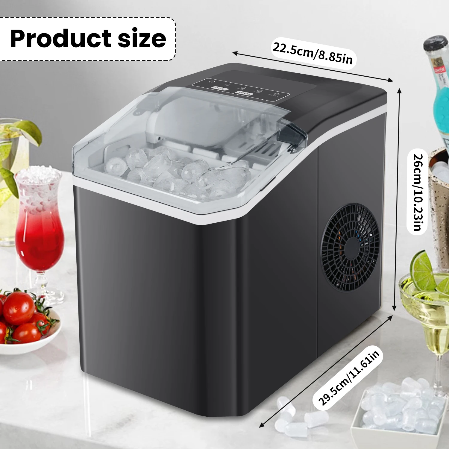 Kompaktne Jäämasin YH16 — 12 kg Päevas - Pilt 7