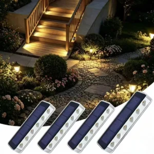 Päikese LED astmevalgustid terrassile ja teedele